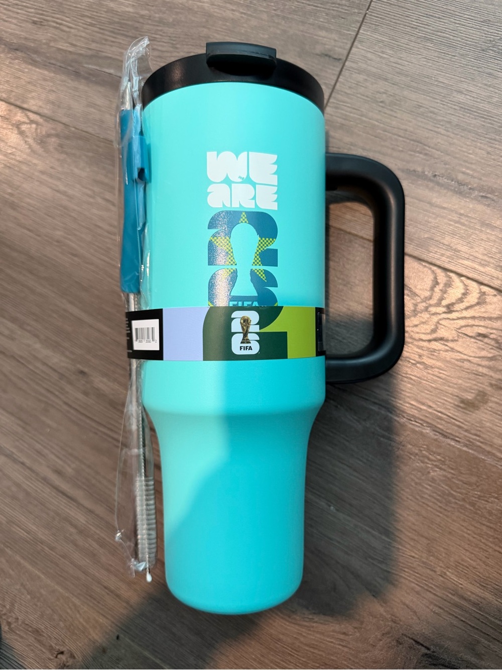 FIFA World Cup 2026 40oz Stainless Steel Insulated Tumbler Handle Straw